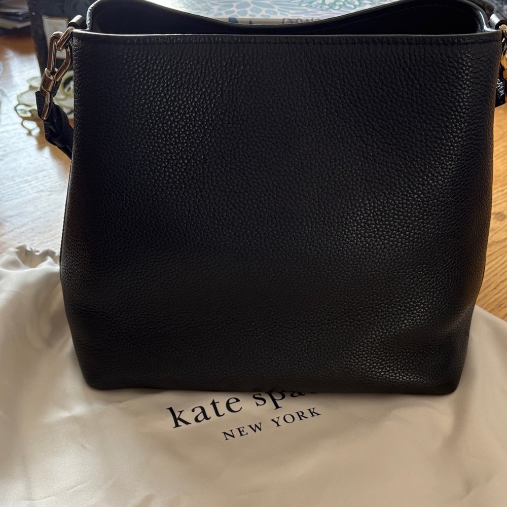Kate Spade Black Textured Shoulder Bag - Picture 2 of 7